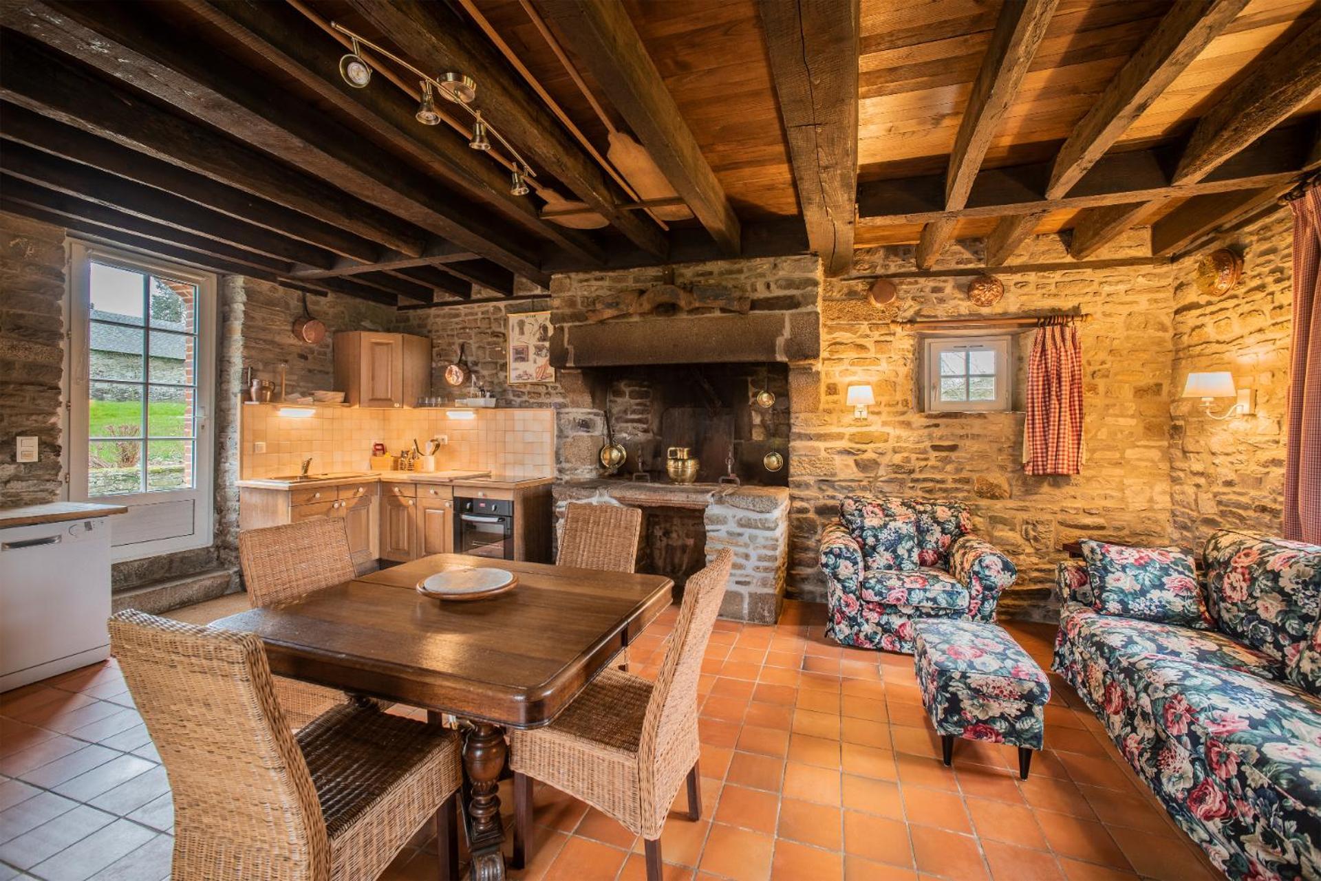 Holiday Home Chateau De Bouceel Mont Saint Michel Vergoncey Oda fotoğraf